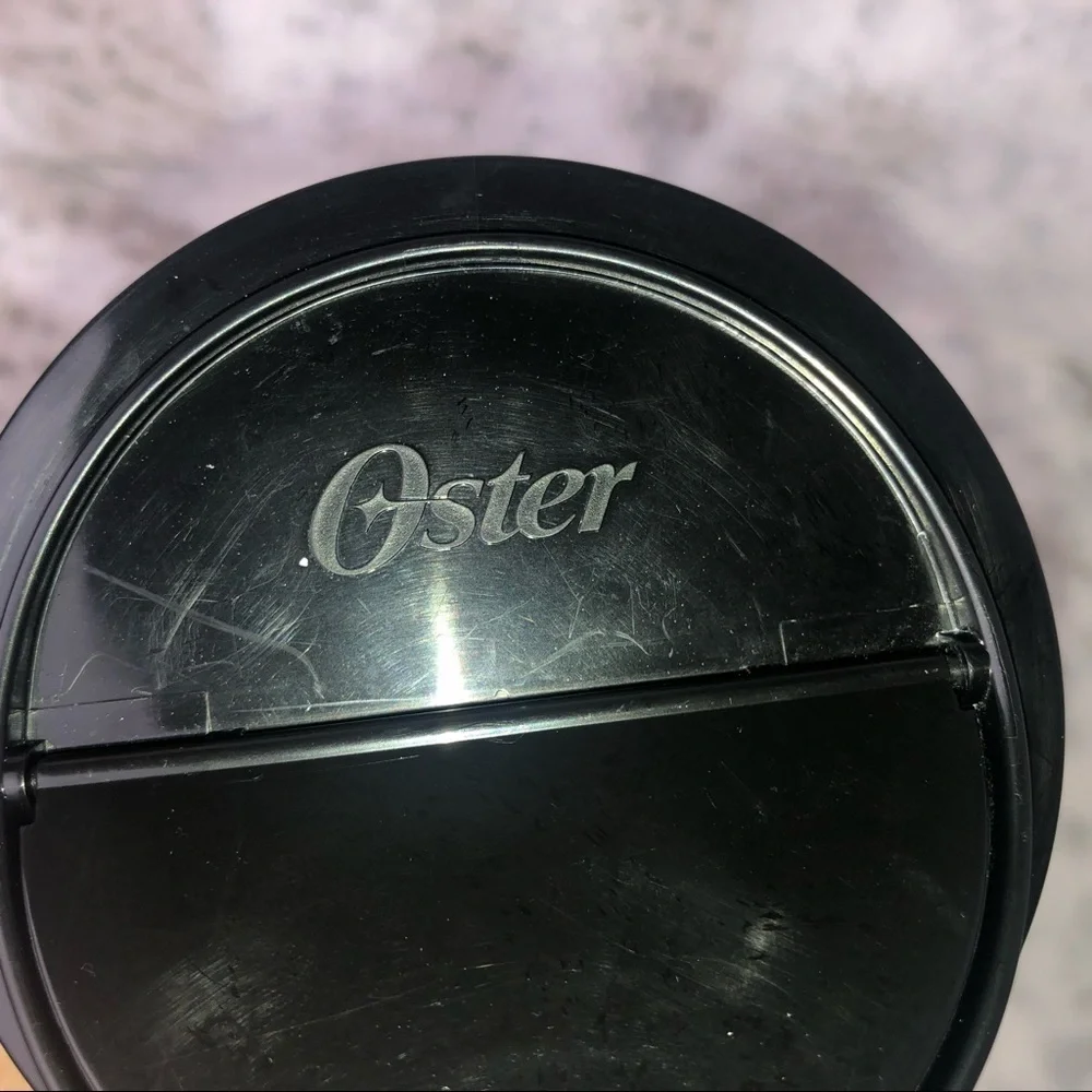 Oster Clear Tumbler with‎ Black Lid 24oz BPA Free